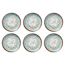 Crane 24.7cm Porcelain Dinner Plates (Set of 6)