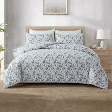 1000TC Brushed Microfibre Quilt Cover Set