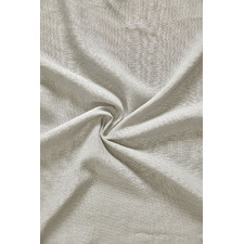 Custom Linesta Linen Light Filtering S-Fold Single Panel Curtain & Track Set