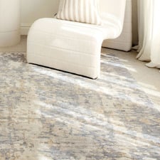 Slate Haze Abstract Rug