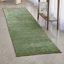 Sage Green Kinship Hand-Loomed Wool Runner