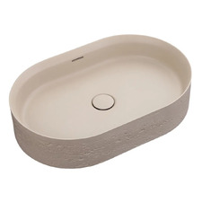 Idra 580mm Pill Solid Surface Inset Basin