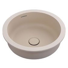 Kalos 400mm Round Solid Surface Undermount Basin