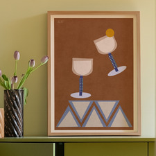 Aperitif No. 1 Framed Paper Print Wall Art