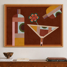 Bar Palermo Framed Paper Print Wall Art