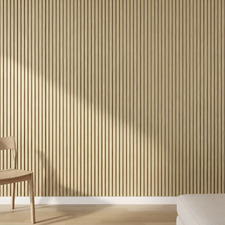 Acoura Space 2700 x 600mm Heritage Oak Acoustic Slat Wall Panel