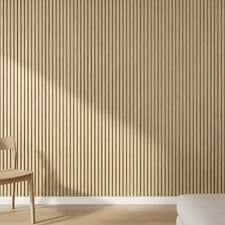 Acoura Space 2700 x 600mm Heritage Oak Slatted Acoustic Wall Panel