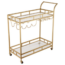 Caledon 2 Tier Steel Bar Cart