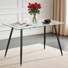 Brixton Glass Dining Table