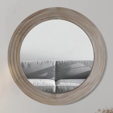 Concord Paulownia Wood Wall Mirror