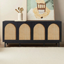 Amira 4 Door Rattan Sideboard