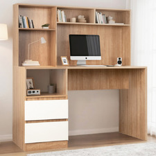 Tamara 2 Drawer Desk with Hutch