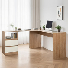 Tamara 2 Drawer Corner Desk