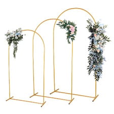 3 Piece Milford Door-Shaped Garden Arch Set