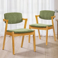 Kai Kristiansen 42 Replica Velvet Dining Chairs (Set of 2)
