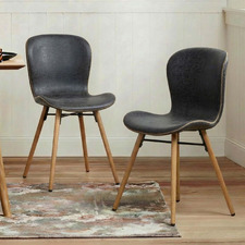 Avelis Faux Leather Dining Chairs (Set of 2)