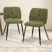 Riviera Chenille Dining Chairs (Set of 2)