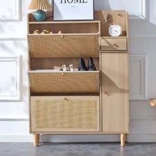 Amira 4 Door Shoe Cabinet