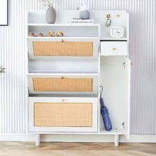 Amira 4 Door Shoe Cabinet