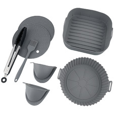 7 Piece Silicone Air Fryer Accessory Set