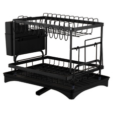 2 Tier Grayson Steel Dish Drying Rack