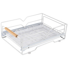 White Grayson Steel Bowl Drying Rack