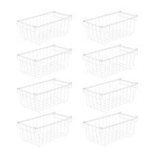 Palermo Stackable Freezer Storage Baskets (Set of 8)