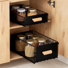 2 Piece Ophelia Pull-Out Kitchen Cabinet Organiser Set