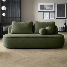 Nancy 4 Seater Double Boucle Sofa Bed with Storage