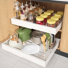 Elodie Pull-Out Extendable Steel Cabinet Tray