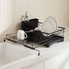 Naleah Expandable Steel Dish Drying Rack