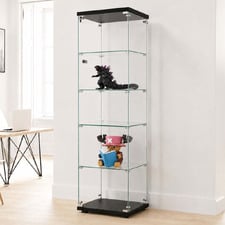188.8cm Lirra 5 Tier Display Cabinet