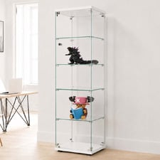 188.8cm Lirra 5 Tier Display Cabinet