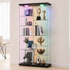 Lirra 10 Tier Display Cabinet with LED