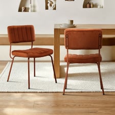 Nyric Velvet Dining Chairs (Set of 2)