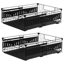 Zenith Expandable Pull-Out Kitchen Cabinet Organisers (Set of 2)