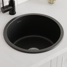 Bowen 430mm Round Single Granite Kitchen Sink
