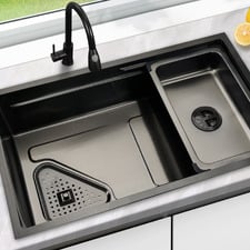 Walt 750mm Single Kitchen Sink with Colander