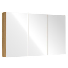Sofie 1200mm Light Wood Mirrored Shaving Cabinet