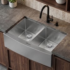 Maud 810mm Double Stainless Kitchen Sink