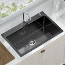 Costa 680mm Single Stainless Steel Kitchen Sink