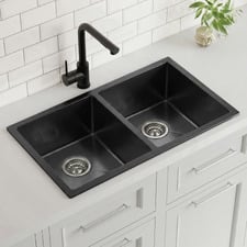 Agnes 770mm Double Stainless Steel Kitchen Sink