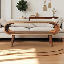Ezra Capsule Mango Wood Coffee Table