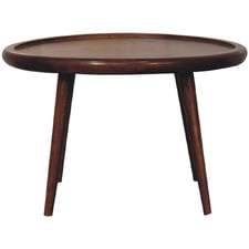 Adam Round Mango Wood Coffee Table