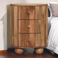 Tatum Mango Wood Bedside Table