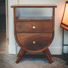 Wyatt Mango Wood Bedside Table