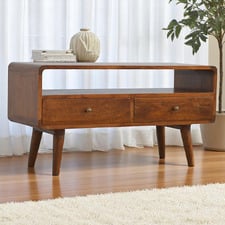 90cm Artemis Mango Wood TV Unit