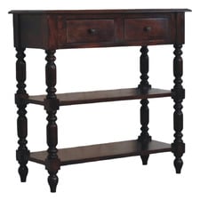 Demi 2 Drawer Recycled Mango Wood Console Table