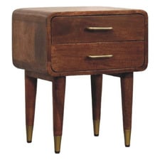 Valenza Recycled Mango Wood Bedside Table