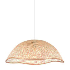 Sambucona Dome Rattan Pendant Light